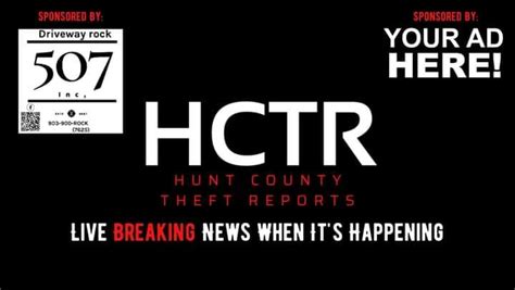 Hunt County Thoroughfare Plan. . Hunt county theft reports fb